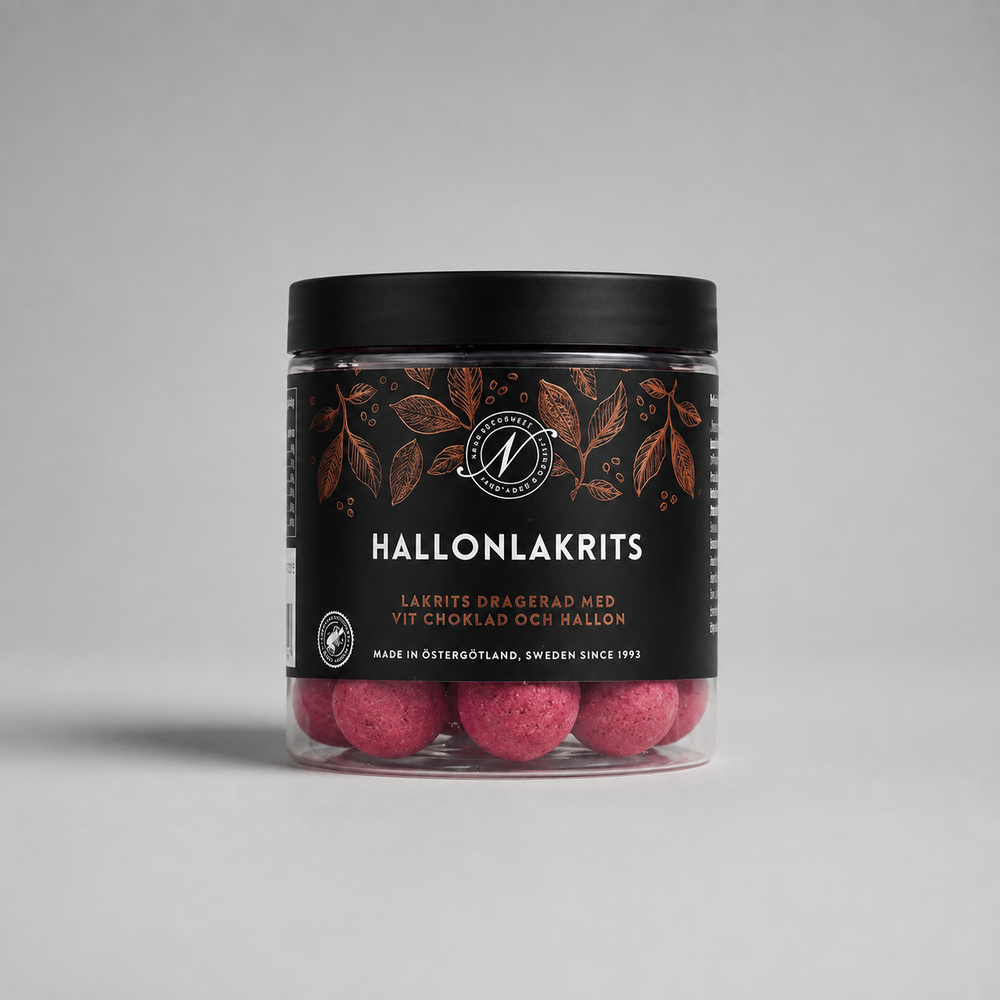Narr Hallonlakrits 150g – Scandinavian Sweets