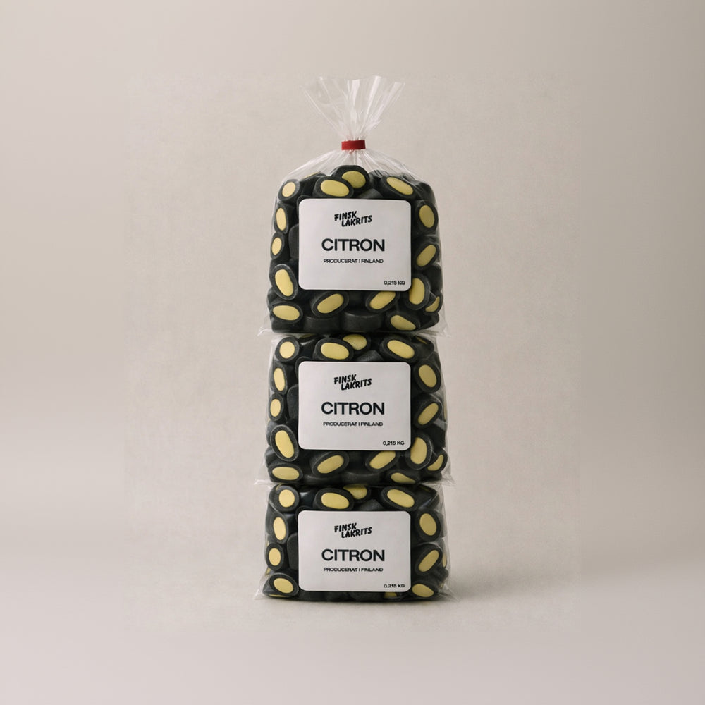 Citron 10-pack – Finsk Lakrits
