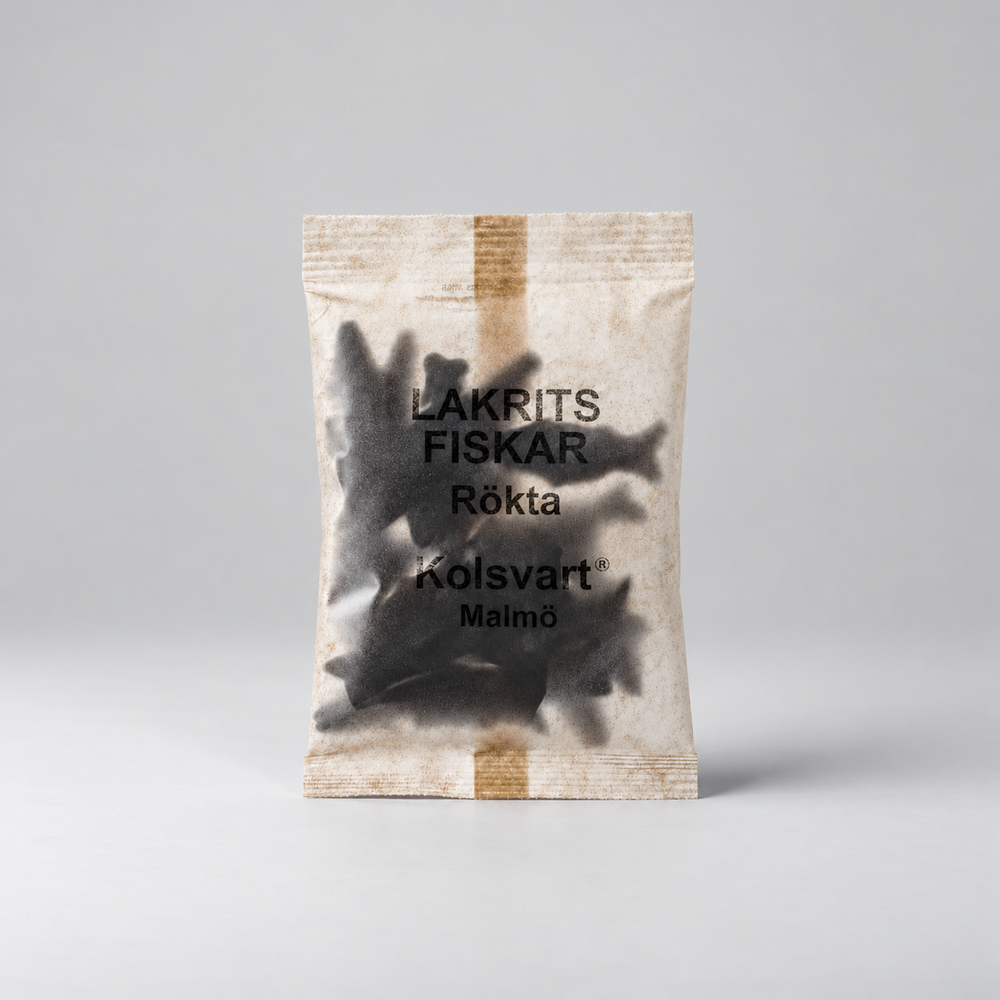 Pitch Black Liquorice Fish Smoked 120g