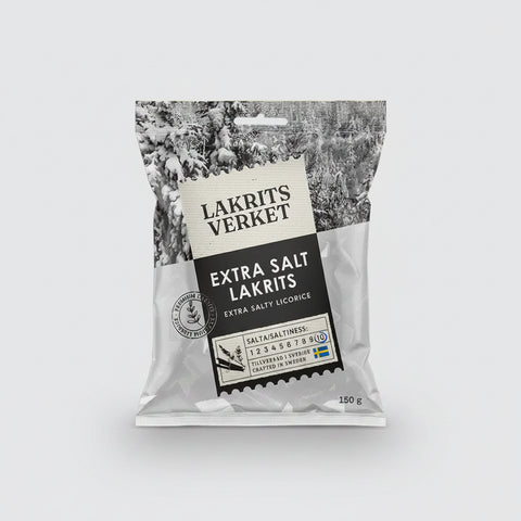 Lakritsverket Extra Salt 150g